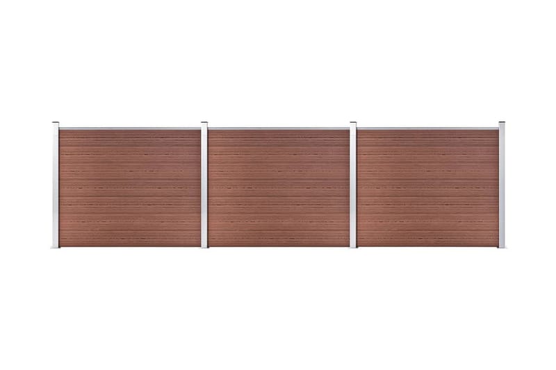 Aitapaneelisarja WPC 526x146 cm ruskea - Ruskea - Talo & remontointi - Näkösuojat & aitaukset - Aita - Muut aitatuotteet