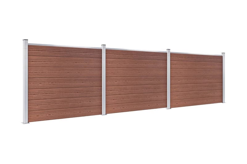 Aitapaneelisarja WPC 526x146 cm ruskea - Ruskea - Talo & remontointi - Näkösuojat & aitaukset - Aita - Muut aitatuotteet