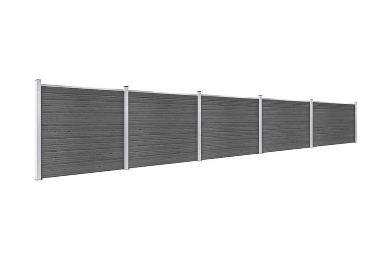 Aitapaneelisarja WPC 872x146 cm musta - Musta - Talo & remontointi - Näkösuojat & aitaukset - Aita - Muut aitatuotteet
