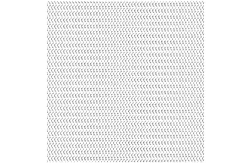 Puutarhan verkkoaita ruostumaton teräs 100x85 cm 45x20x4 mm - Hopea - Talo & remontointi - Näkösuojat & aitaukset - Aita - Muut aitatuotteet
