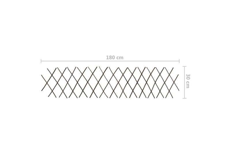 Pajusäleikköaidat 5 kpl 180x30 cm - Ruskea - Talo & remontointi - Näkösuojat & aitaukset - Aita - Puuaita