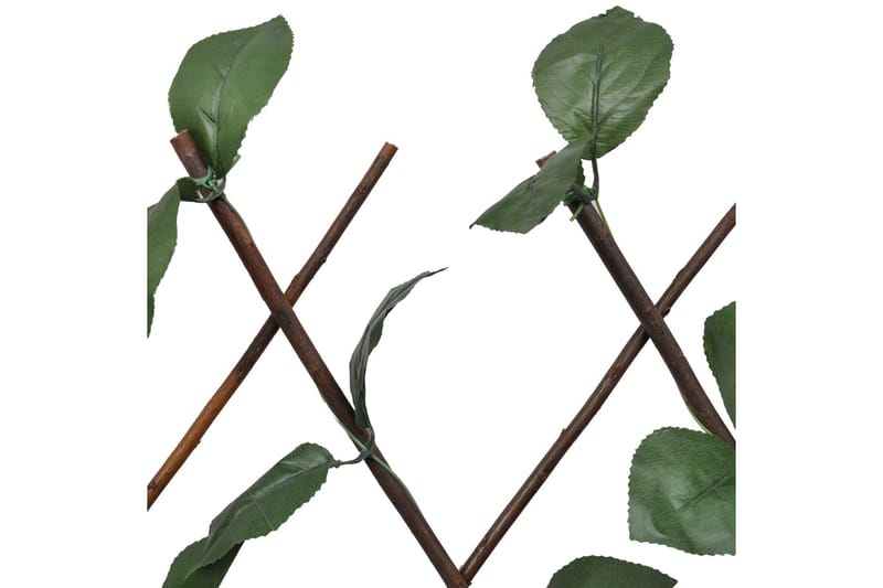 Pajusäleikköaidat 5 kpl keinotekoisilla lehdillä 180x60 cm - Talo & remontointi - Näkösuojat & aitaukset - Aita - Puuaita