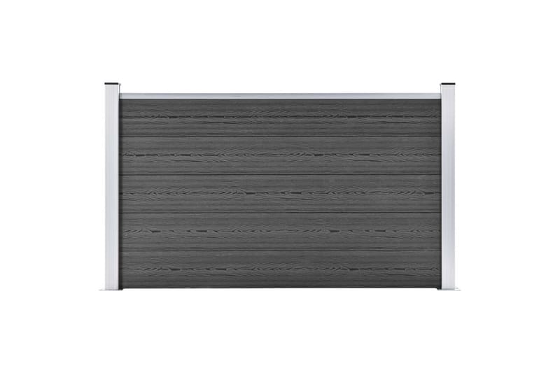 Aitapaneeli WPC 180x105 cm musta - Talo & remontointi - Näkösuojat & aitaukset - Aita - Puuaita