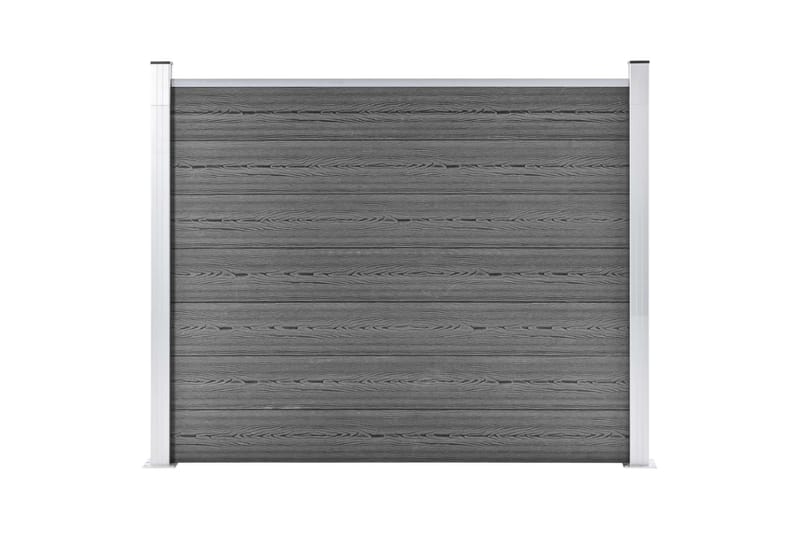 Aitapaneeli WPC 180x146 cm harmaa - Harmaa - Talo & remontointi - Näkösuojat & aitaukset - Aita - Puuaita