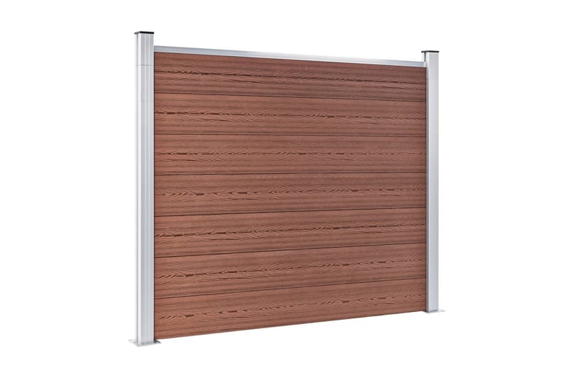 Aitapaneeli WPC 180x146 cm ruskea - Ruskea - Talo & remontointi - Näkösuojat & aitaukset - Aita - Puuaita