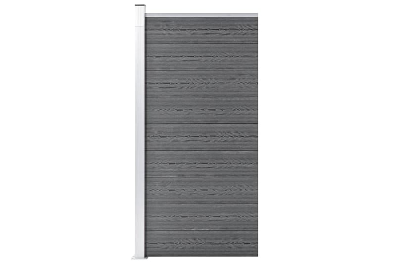 Aitapaneeli WPC 95x186 cm harmaa - Talo & remontointi - Näkösuojat & aitaukset - Aita - Puuaita