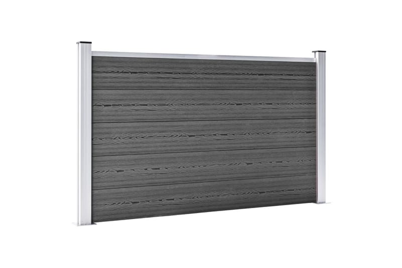 Aitapaneelisarja WPC 353x105 cm musta - Talo & remontointi - Näkösuojat & aitaukset - Aita - Puuaita