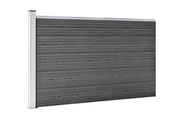 Aitapaneelisarja WPC 526x105 cm musta - Talo & remontointi - Näkösuojat & aitaukset - Aita - Puuaita