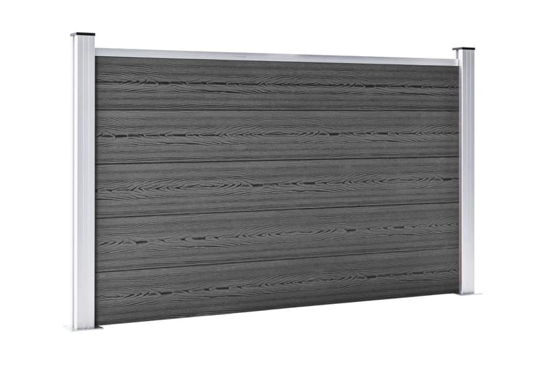 Aitapaneelisarja WPC 526x105 cm musta - Talo & remontointi - Näkösuojat & aitaukset - Aita - Puuaita