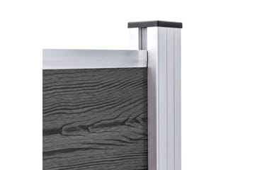 Aitapaneelisarja WPC 526x105 cm musta - Talo & remontointi - Näkösuojat & aitaukset - Aita - Puuaita
