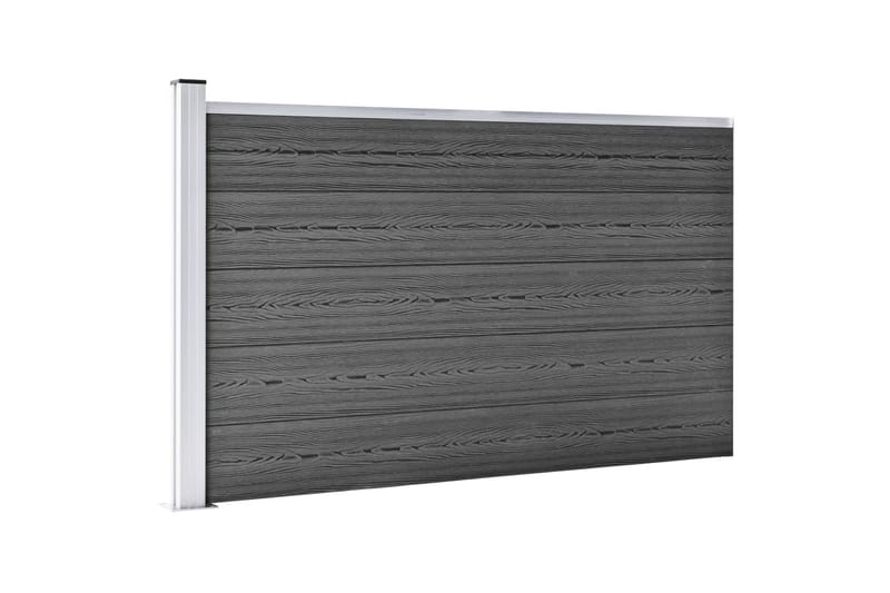 Aitapaneelisarja WPC 699x105 cm musta - Talo & remontointi - Näkösuojat & aitaukset - Aita - Puuaita