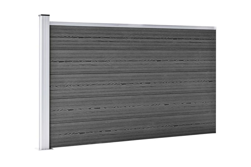 Aitapaneelisarja WPC 872x105 cm musta - Talo & remontointi - Näkösuojat & aitaukset - Aita - Puuaita