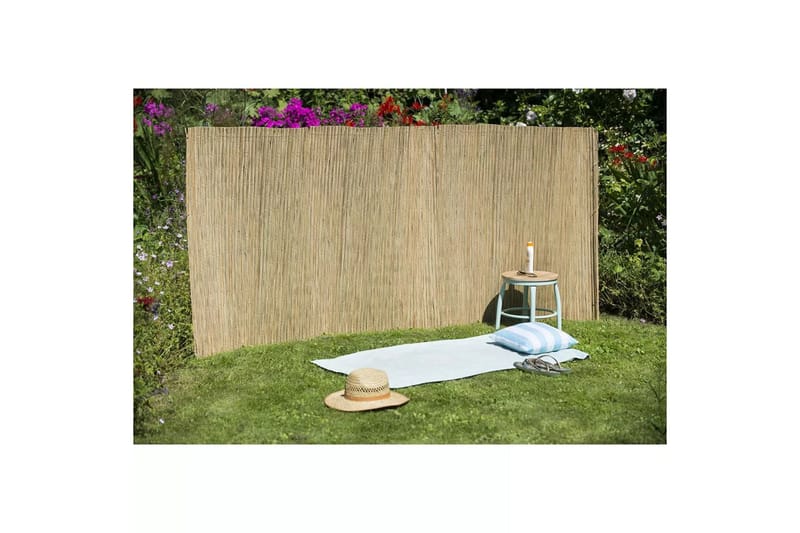 Nature Puutarha-aita ruoko 1x3 m - Beige - Puuaita