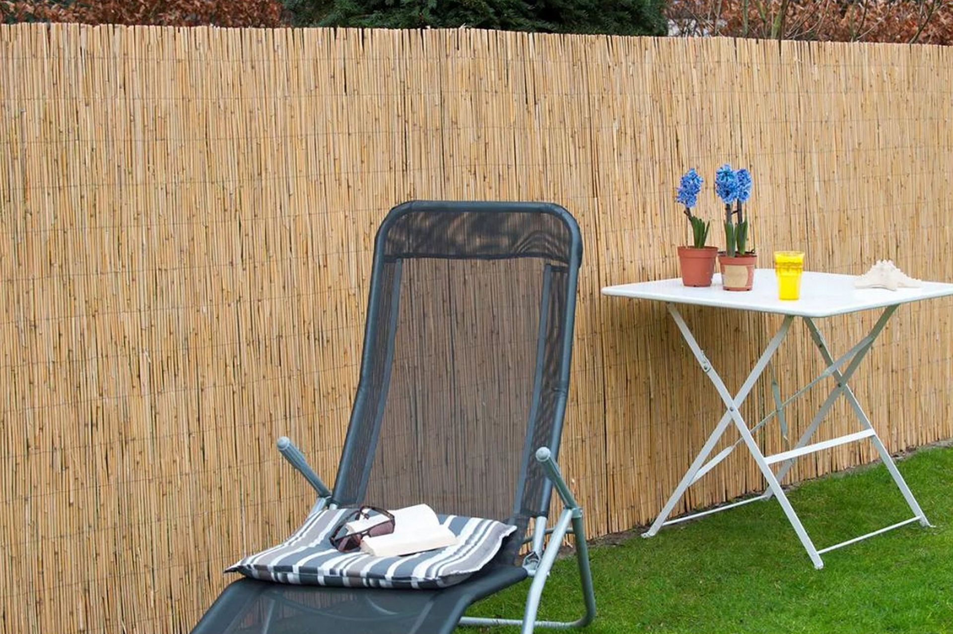 Nature Puutarhasuoja ruokomatto 1x3 m - Beige - Talo & remontointi - Näkösuojat & aitaukset - Aita - Puuaita