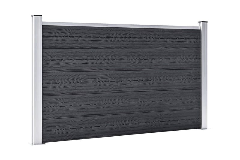 Puutarha-aita WPC 180x105 cm harmaa - Harmaa - Talo & remontointi - Näkösuojat & aitaukset - Aita - Puuaita