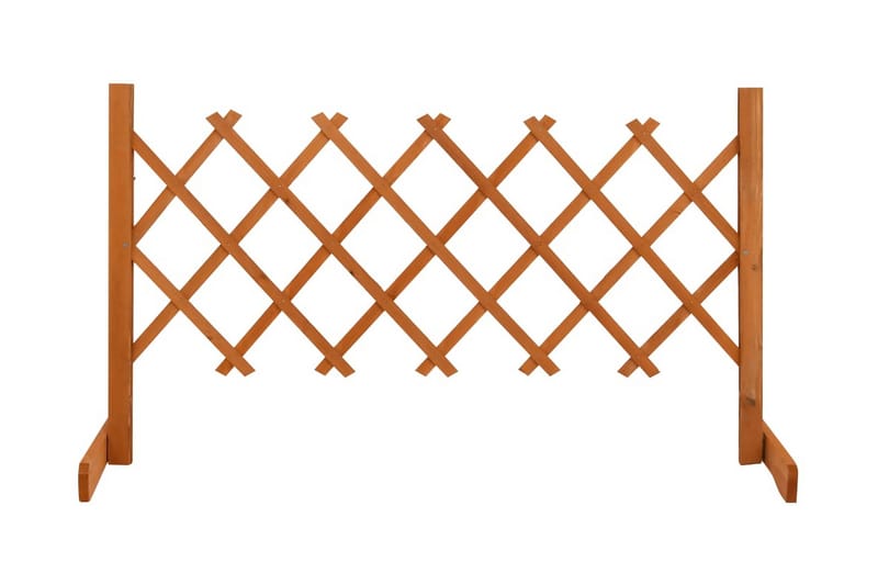 Puutarhan säleikköaita oranssi 120x60 cm täysi kuusi - Oranssi - Talo & remontointi - Näkösuojat & aitaukset - Aita - Puuaita