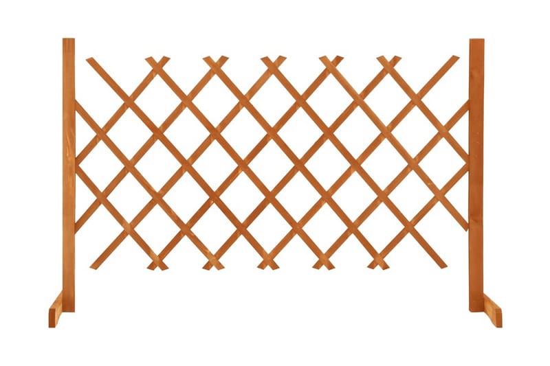 Puutarhan säleikköaita oranssi 120x90 cm täysi kuusi - Oranssi - Talo & remontointi - Näkösuojat & aitaukset - Aita - Puuaita