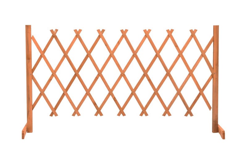 Puutarhan säleikköaita oranssi 150x80 cm täysi kuusi - Oranssi - Talo & remontointi - Näkösuojat & aitaukset - Aita - Puuaita