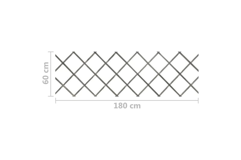 Säleaidat 5 kpl harmaa täysi kuusi 180x60 cm - Harmaa - Puuaita