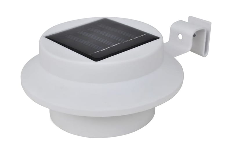 Ulkoaurinkokennovalaisin aitaan 12 kpl LED valkoinen - Valkoinen - Talo & remontointi - Näkösuojat & aitaukset - Aita - Puuaita