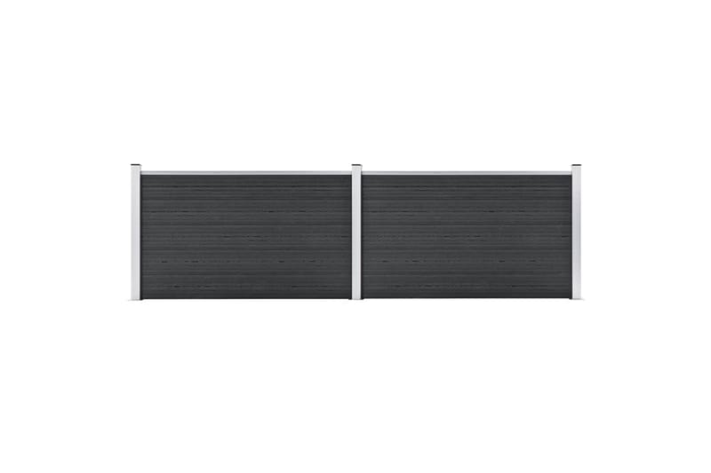 Puutarha-aita WPC 353x106 cm harmaa - Talo & remontointi - Näkösuojat & aitaukset - Aita - Muoviaita