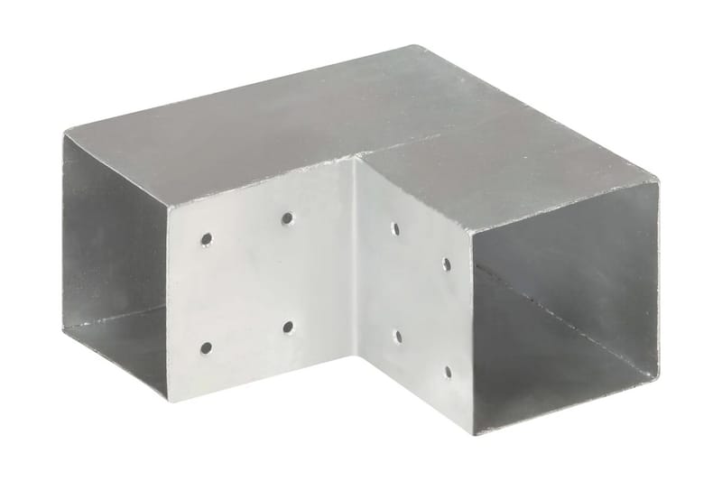Tolppaliitin L-muoto galvanoitu metalli 101x101 mm - Talo & remontointi - Näkösuojat & aitaukset - Aita - Aitatolpat