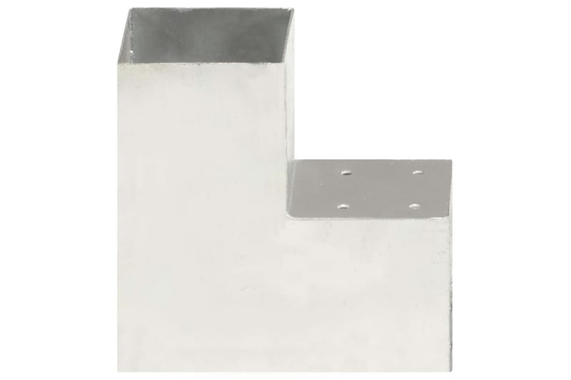 Tolppaliitin L-muoto galvanoitu metalli 101x101 mm - Talo & remontointi - Näkösuojat & aitaukset - Aita - Aitatolpat