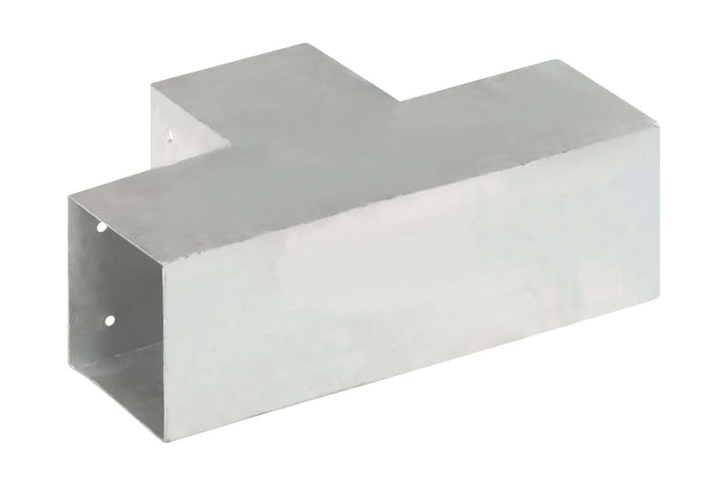 Tolppaliitin T-muoto galvanoitu metalli 101x101 mm - Talo & remontointi - Näkösuojat & aitaukset - Aita - Aitatolpat