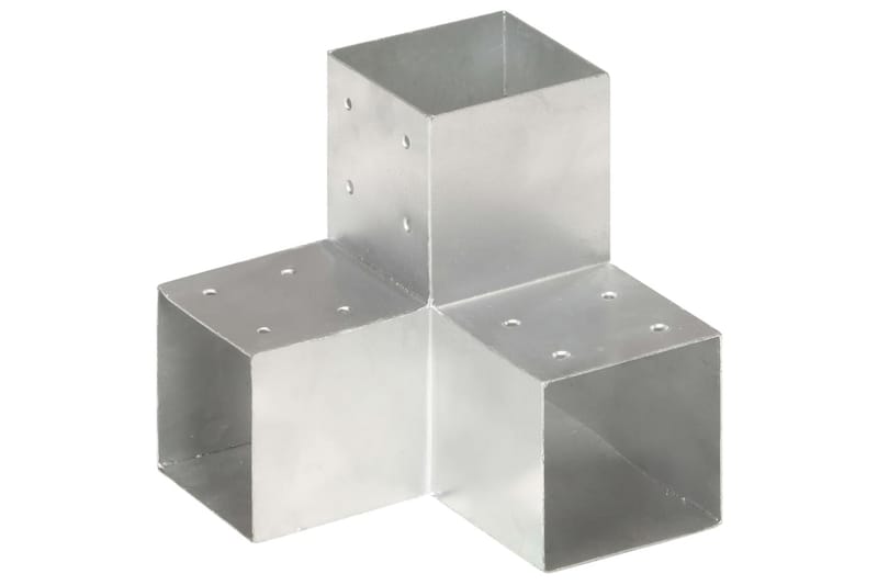 Tolppaliitin Y-muoto galvanoitu metalli 101x101 mm - Talo & remontointi - Näkösuojat & aitaukset - Aita - Aitatolpat