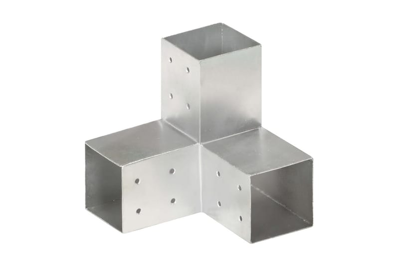 Tolppaliitin Y-muoto galvanoitu metalli 81x81 mm - Talo & remontointi - Näkösuojat & aitaukset - Aita - Aitatolpat