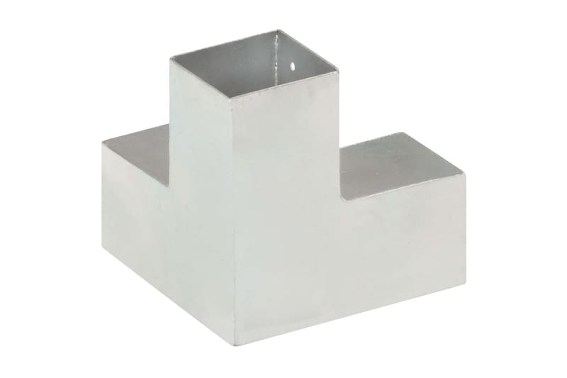Tolppaliittimet 4 kpl Y-muoto galvanoitu metalli 81x81 mm - Talo & remontointi - Näkösuojat & aitaukset - Aita - Aitatolpat