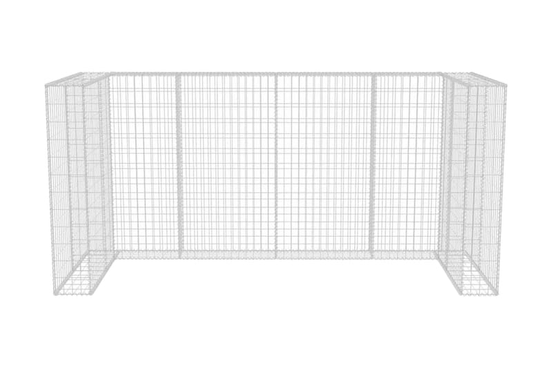 Kivikoriaita kolmelle roska-astialle 250x100x120 cm - Hopea - Talo & remontointi - Näkösuojat & aitaukset - Muuri - Kivikori