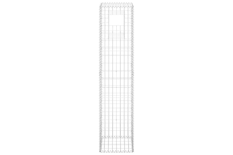 Kivikoripylväät 2 kpl 40x40x180 cm rauta - Talo & remontointi - Näkösuojat & aitaukset - Muuri - Kivikori