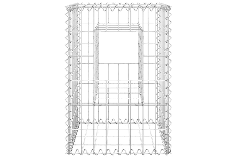 Kivikoripylväät 2 kpl 40x40x60 cm rauta - Talo & remontointi - Näkösuojat & aitaukset - Muuri - Kivikori
