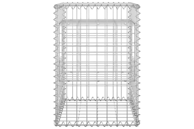 Kivikoripylväät 2 kpl 40x40x60 cm rauta - Talo & remontointi - Näkösuojat & aitaukset - Muuri - Kivikori