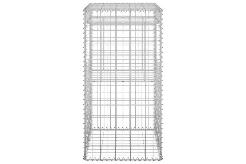 Kivikoripylväät 2 kpl 50x50x100 cm rauta - Kivikori