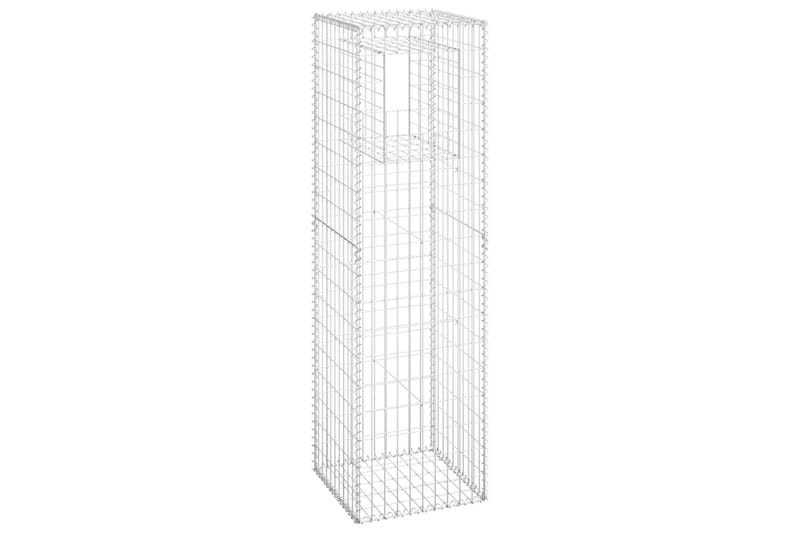 Kivikoripylväät 2 kpl 50x50x180 cm rauta - Talo & remontointi - Näkösuojat & aitaukset - Muuri - Kivikori