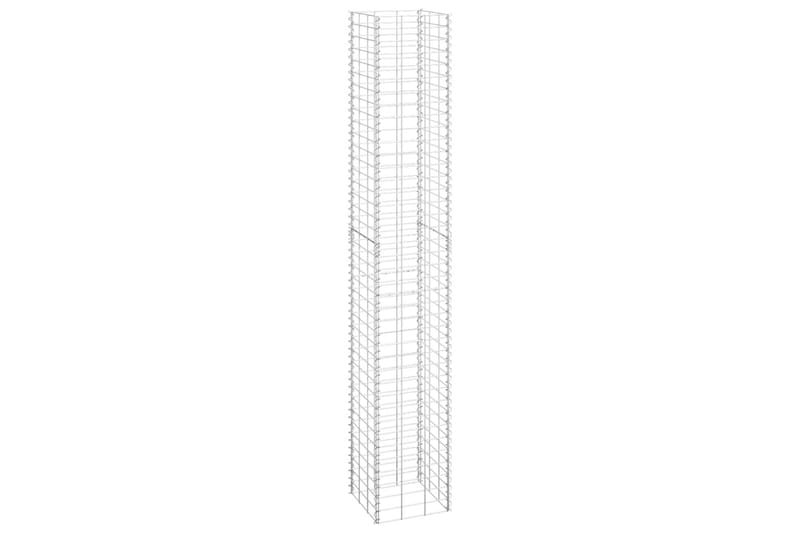 Korotetut kivikorit 3 kpl 30x30x200 cm rauta - Talo & remontointi - Näkösuojat & aitaukset - Muuri - Kivikori