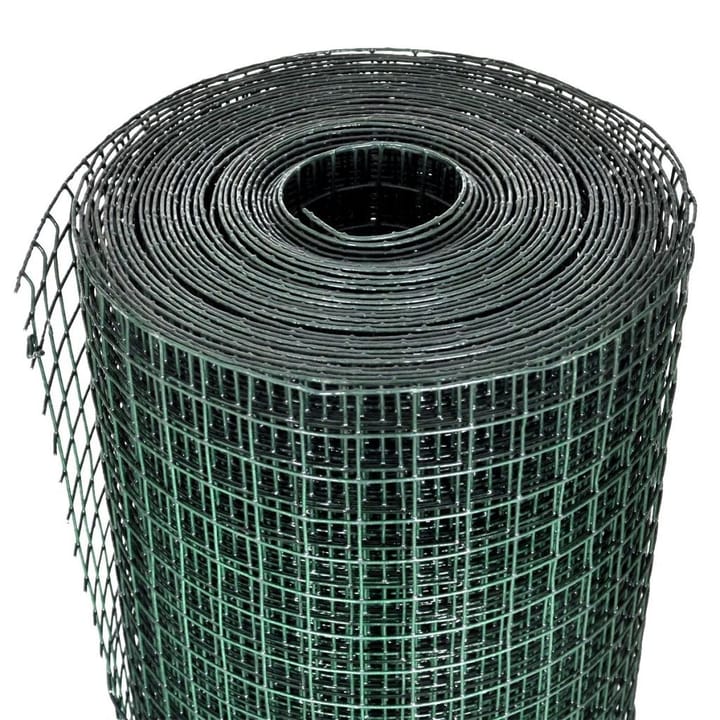 Kanaverkko galvanoitu PVC pinnoitteella 10x1 m vihreä - Vihreä - Kanala - Kanakoppi