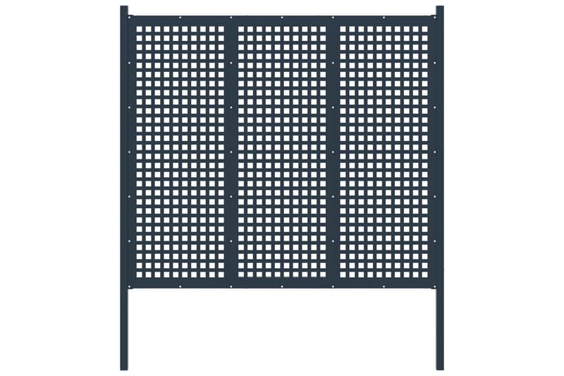 Aitaportti antrasiitti 177x200 cm teräs - Talo & remontointi - Näkösuojat & aitaukset - Portti
 - Portti ulos