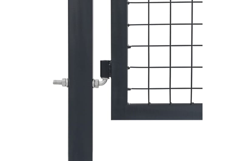 Puutarhaportti tolpilla teräs 350x120 cm antrasiitti - Harmaa - Talo & remontointi - Näkösuojat & aitaukset - Portti
 - Portti ulos