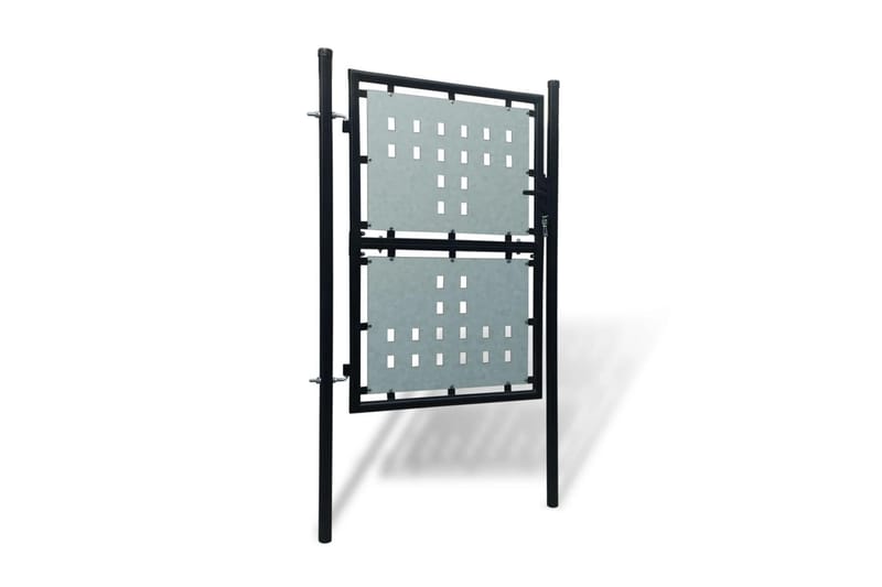 Musta Yksinkertainen Aitaportti 100 x 200 cm - Musta - Talo & remontointi - Näkösuojat & aitaukset - Portti
 - Puuportti