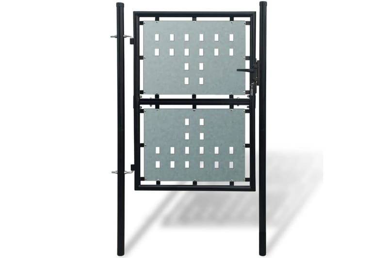 Musta Yksinkertainen Aitaportti 100 x 200 cm - Musta - Talo & remontointi - Näkösuojat & aitaukset - Portti
 - Puuportti