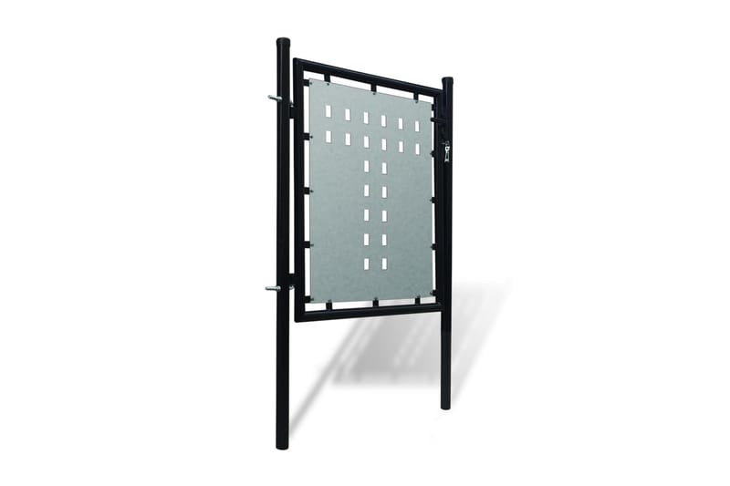 Musta Yksiovinen Aitaportti 100 x 150 cm - Musta - Talo & remontointi - Näkösuojat & aitaukset - Portti
 - Puuportti