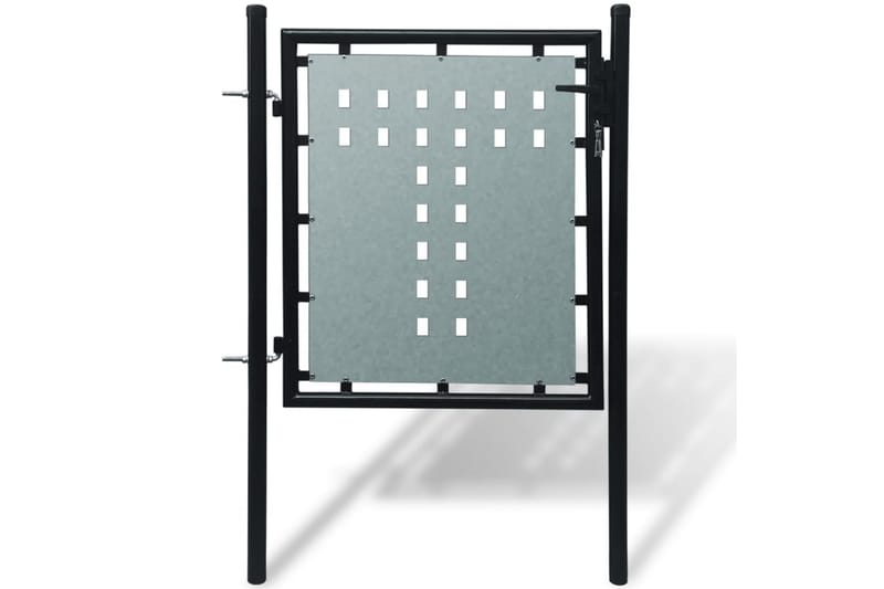 Musta Yksiovinen Aitaportti 100 x 150 cm - Musta - Talo & remontointi - Näkösuojat & aitaukset - Portti
 - Puuportti