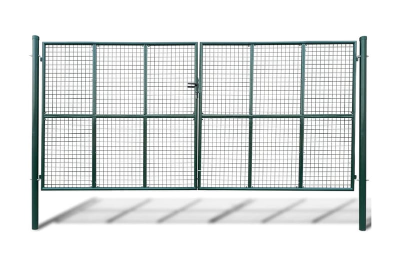 Puutarhan Verkko-aidan Portti 415 x 225 cm/400 x 175 cm - Vihreä - Talo & remontointi - Näkösuojat & aitaukset - Portti
 - Puuportti