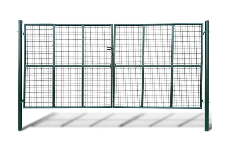 Puutarhan Verkko-aidan Portti 415 x 250 cm/400 x 200 cm - Vihreä - Talo & remontointi - Näkösuojat & aitaukset - Portti
 - Puuportti