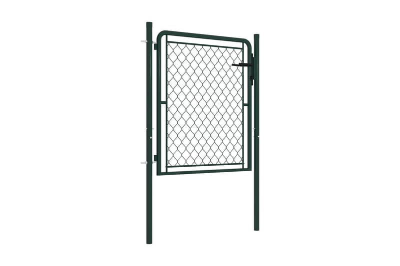 Puutarhaportti teräs 100x75 cm vihreä - Vihreä - Talo & remontointi - Näkösuojat & aitaukset - Portti
 - Puuportti