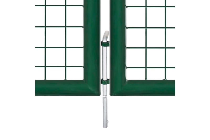 Puutarhan verkkoportti teräs 400x125 cm vihreä - Vihreä - Talo & remontointi - Näkösuojat & aitaukset - Portti
 - Portti ulos