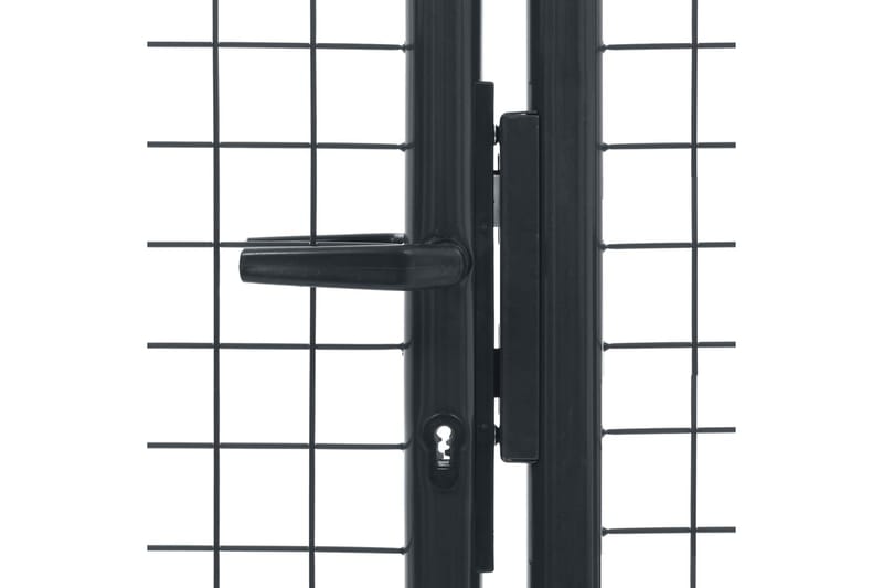 Puutarhaportti galvanoitu teräsverkko 400x125 cm harmaa - Harmaa - Talo & remontointi - Näkösuojat & aitaukset - Portti
 - Portti ulos
